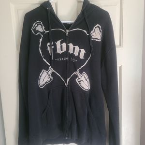FBM Bike co. Zip up hoodie